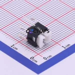 TM-004-D2-03 Tactile Switch Through hole Component (THT),6x6mm Switch Single Pole Single Throw Round Button 2.6N Through Hole - Product Image 1