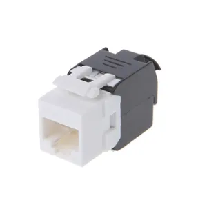 RJ45母连接器非屏蔽梯形插孔UTP 8P8C第6类网络梯形插孔