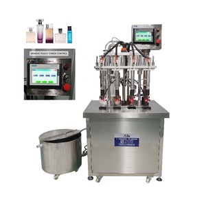 Intelligent Semi Automatic 4 Heads Perfume Bottle Filler PLC <strong>Control</strong> Rose Water Machine - Product Image 1