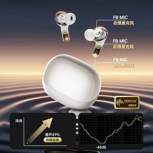 Tws Earphones Noise Cancelling <b>Bluetooth</b> In Ear <b>With</b> Enc <b>Mic</b> Touch Control Type C Charging High Quality Sound For Sports - Product Image 1