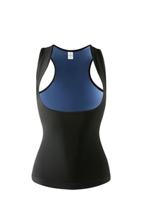 Tirantez entrenamiento gimnasio Fitness doble cara superior cremallera cuello Yoga chaleco Tops Unisex al aire libre correr Regular ajuste impermeable estampado - Product Image 6