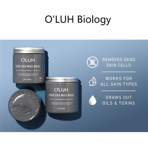 2021 Hot Sale Hochwertige Schlamm maske aus dem Toten Meer Black <span class=keywords><strong>Clay</strong></span> Schlamm maske <span class=keywords><strong>Clay</strong></span> <span class=keywords><strong>Mask</strong></span> Private Label - Product Image 4