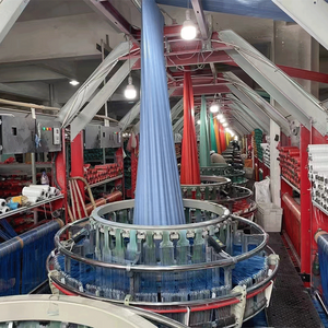 थोक टिकाऊ प्लास्टिक पी बुनाई रशनेल पीपी बुना हुआ ट्यूबुलर लेनो कपड़े मेश नेट बैग रोल या जलना प्याज - Product Image 2