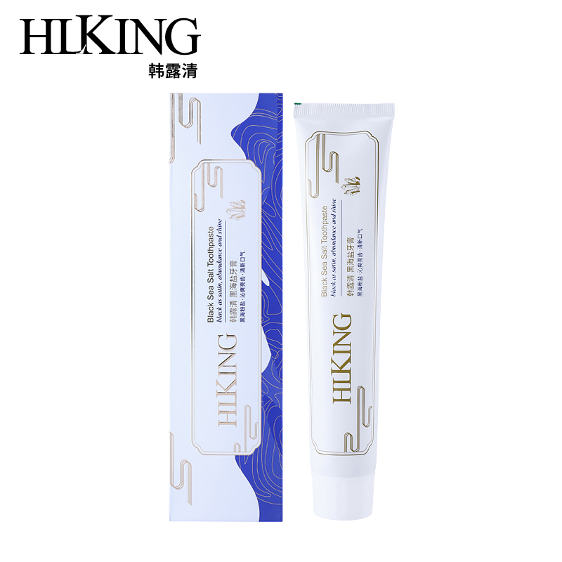 Black sea salt toothpaste Whitening Flavor Adult Toothpaste