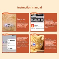 Sac à langer multifonctionnel intelligent IA, poupée en peluche interactive, compagnon pour enfants, jeu d'apprentissage apaisant avec récits d'histoires