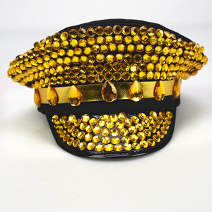 Manwu Factory <span class=keywords><strong>Carnival</strong></span> <span class=keywords><strong>Brazilian</strong></span> Diamond Sequin Hat Party Festival Apropiado para Burning Man Festival Scenes - Product Image 5