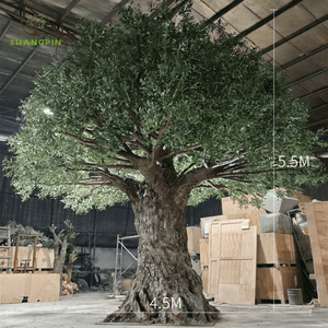 Arbre d'<span class=keywords><strong>olivier</strong></span> artificiel sur mesure 4,5*5,5m, ultra réaliste, amovible et facile à installer, livraison porte-à-porte pour la décoration d'hôtels et <span class=keywords><strong>de</strong></span> cafés design - Product Image 6