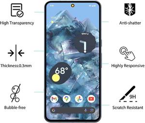 Protecteur d'écran en verre trempé lisse tactile pour téléphones mobiles <span class=keywords><strong>Google</strong></span> <span class=keywords><strong>Pixel</strong></span> 5 Livraison rapide en stock <span class=keywords><strong>Google</strong></span> <span class=keywords><strong>Pixel</strong></span> <span class=keywords><strong>6a</strong></span> 7 7a 8 8 Pro - Product Image 2