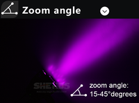 Shehds professionnel 18X18W Zoom Rgbwa Uv 6In1 Led Par lumière aluminium Par peut éclairer l'éclairage de scène Dmx512 polychrome