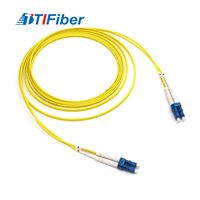 Cable de Fibra Óptica Monomodo LC UPC OS1 OS2 3.0mm Amarillo LSZH Conexión de Red Estable de Alta Velocidad