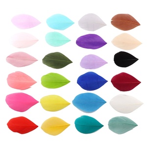 Offerta Speciale: Piume di Oca Naturali 5-8 cm, Punte di Piume Tinte per Cappelli, Artigianato e Fai-da-Te - Product Image 5