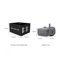 Lunettes FPV HGLRC VR001 5.8G 40CH Raceband avec recherche automatique, batterie intégrée et faible latence pour drone RC et quadricoptère