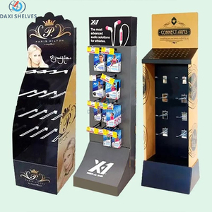 Expositor de Cartón para Productos de Cuidado de la Piel, Expositor de Cartón para Tarjetas de Regalo, Expositor de Cartón para Mostrador con Ganchos - Product Image 1