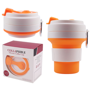Tasse pliable en silicone réutilisable à la mode de conception pliante tasses à café en silicone de qualité alimentaire - Product Image 6