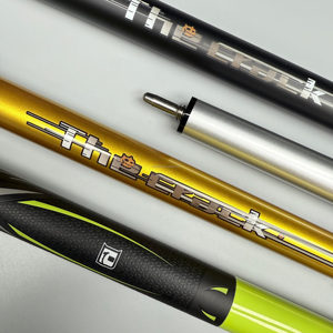 Queue de billard de qualité supérieure Little Monster, nouveau design, en carbone, avec poignée en cuir et silicone pour le sport. - Product Image 4