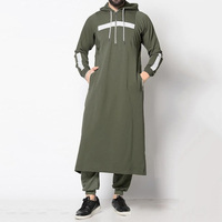 Sudadera con capucha musulmán árabe para hombre, ropa con bolsillo, de alta calidad, al por mayor