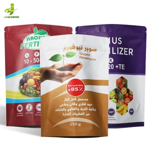 Sacs d'emballage en aluminium et plastique personnalisés pour produits agricoles, pesticides, <span class=keywords><strong>engrais</strong></span>, semences, sachets à fond plat - Product Image 3