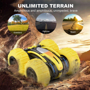 Coche de Acrobacias Anfibio de Doble Cara con <span class=keywords><strong>Control</strong></span> Remoto de 2.4G y Escala 1/24, Giro de 360 Grados, Conducción Todoterreno, Juguete de Radiocontrol - Product Image 4