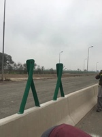 Haute Intensité Vert Anti-Éblouissement Autoroute Panneau FRP Flexible Anti-Éblouissement Autoroute Panneau