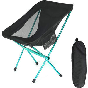 Chaise pliante de camping Moon en aluminium 7075, bon marché, respirante et résistante à la saleté, avec cadre en aluminium - Product Image 1