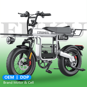 Vélo électrique COSWHEEL 1000W 48V 15AH haute vitesse, frein à disque en alliage 16 pouces, 7 vitesses, mini vélo de ville, vélo électrique - Product Image 3