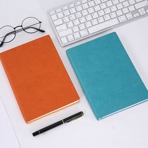 Cuaderno Personalizado con Cubierta de Cuero PU Suave A5, Diario Sencillo con Líneas, Encuadernación Térmica para Negocios y Escritura - Product Image 4