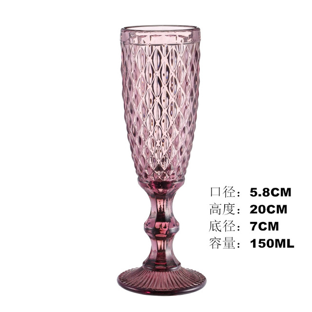 soda lime machine blowed colorful glasses special designed champagne glass cup