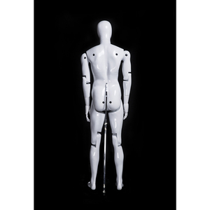 Maniquí extraíble Flexible Ajustable Fibra de vidrio Hombre Maniquí <span class=keywords><strong>sin</strong></span> rostro HM01WEG - Product Image 2