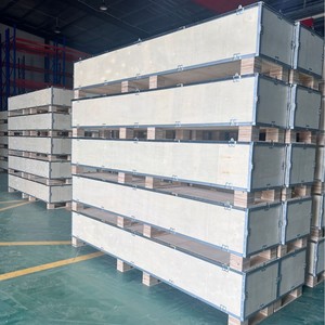 Caja de Madera con Correas de Acero, Tamaño Personalizado, Libre de Fumigación, para Empaque de Equipos, Logística y Exportación - Product Image 1