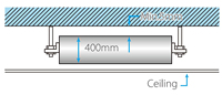 Unidad de Ventilación Midea FCU con Drenaje de Doble Pared, 1800cfm, 15.25kw, 2 Tubos, Alta Presión Estática, 220-240v, para Fábrica Textil