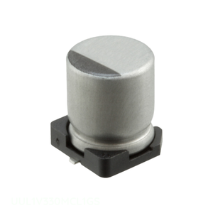Condensador de Aluminio de Montaje Superficial de 33 uF, 20%, 35 V, SMD UUL1V330MCL1GS, Canal del Fabricante 33 - Product Image 1