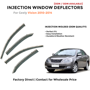 Déflecteurs de fenêtre latérale pare-pluie pour Toyota Cruiser 2019-2020 accessoires auto - Product Image 2