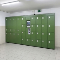 Casiers et armoires de rangement intelligents en acier avec serrures électroniques pour aéroports, gares ferroviaires et zones touristiques