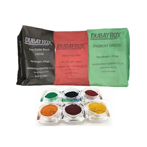 निर्माता DUBAYROX आयरन ऑक्साइड Fe2O3 सीमेंट पेंट के लिए अच्छे फैलाव के साथ अकार्बनिक वर्णक