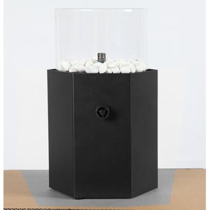 CE ha certificato il Mini falò portatile del <span class=keywords><strong>Gas</strong></span> del tavolo piccolo camino della lanterna di <span class=keywords><strong>Gas</strong></span> con la copertura di vetro per uso interno ed esterno - Product Image 5