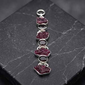 Large Sterling Silver <b>Amethyst</b> Chunky <b>Bracelets</b> for Women's Party Occasions - Product Image 3