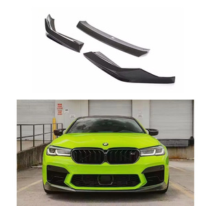 Becquet de diffuseur avant en Fiber de carbone sec OEM de haute qualité pour <span class=keywords><strong>BMW</strong></span> M5 F90 2021 + lèvre de pare-chocs avant noir - Product Image 1