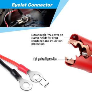 قطعتان احترافيتان من كابلات القافز الموسعة التي تمسك بالبطارية 30 أمبير من شركة OEM لشحن بطارية السيارة - Product Image 4