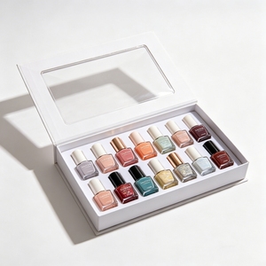 Luxury Empty Gel Nail Polish Packaging Box Set, Magnetic Gift Box for Nail Care Bottle Paper Packaging - Product Image 4