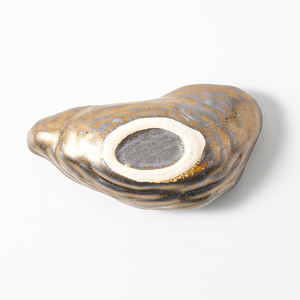 Prix bon marché Hôtel Qualité Restaurant Vaisselle Vaisselle Passe au lave-vaisselle Plat à condiments en céramique Forme d'huître Porcelaine Sauce soja - Product Image 5