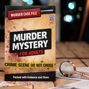 <span class=keywords><strong>Gioco</strong></span> di Mistero e Detective: Indagine sul Luogo del Crimine con Cartelle di Documenti e Puzzle per Feste e Risoluzione Interattiva dei Misteri - Product Image 2