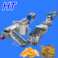 Volledig automatische 380V aanpasbare capaciteit aardappelchips en friet verwerkingslijn
