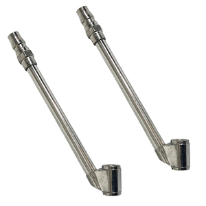 Manómetro inflador de neumáticos de doble cabezal tipo lápiz con conector NPT hembra de cola de rata y boquilla de aire de alta resistencia - Product Image 6