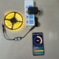 Variateur de lumière LED RGB monochrome blanc blanc chaud avec télécommande sans fil 433 MHz