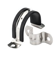 Collier de serrage en caoutchouc en acier inoxydable, facile à utiliser, de haute qualité, pour tuyaux et flexibles