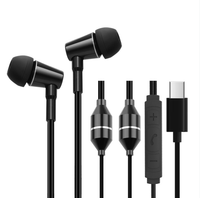 Ibrain FC12-C Earphone Berkabel Pelindung Radiasi EMF IPX2 Headset In-Ear Kontrol Inline Audio Plug