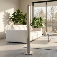 Diffuseur d'huiles essentielles sans eau en acier inoxydable 100 ml rechargeable avec télécommande et contrôle par application pour SPA, hôtel et maison