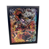 Dropshipping Affiche Lenticulaire 3D Personnage Dessin Animé Décor Mural Impression Lenticulaire 3D Affiche Anime Art Mural 3D