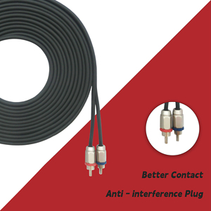 2 cables de audio RCA con conector Xlr niquelado Chaqueta de PVC <span class=keywords><strong>Cable</strong></span> de micrófono equilibrado para <span class=keywords><strong>altavoz</strong></span> - Product Image 6