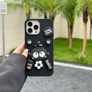 Tự làm mềm Silicone dễ thương carton nảy mầm bánh Croc trường hợp điện thoại cho iphone15 14 13 12 11 Pro Max - Product Image 6